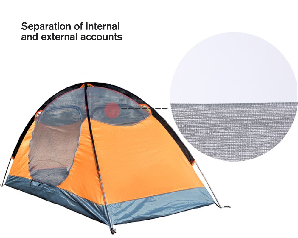 Cheap Goat Tents Lightweight Camping Tent Backpacking Double Layer Outdoor Tents Waterproof Single Person For Hiking Tourism Tent   